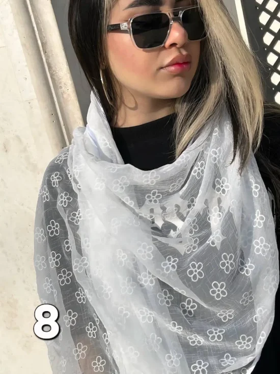 شال حریر ماهنوس