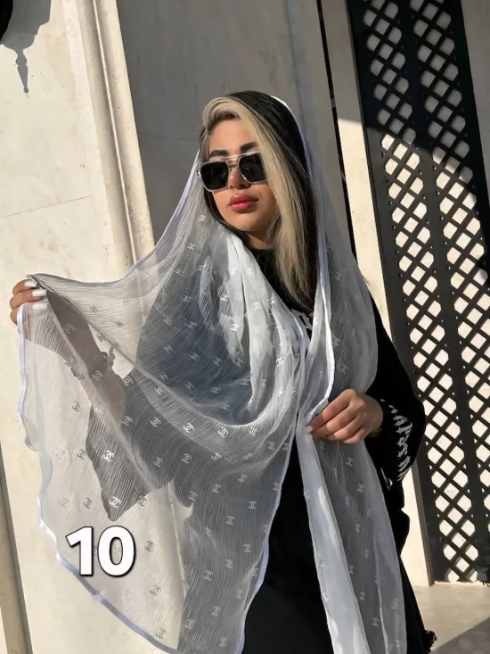 شال حریر ماهنوس